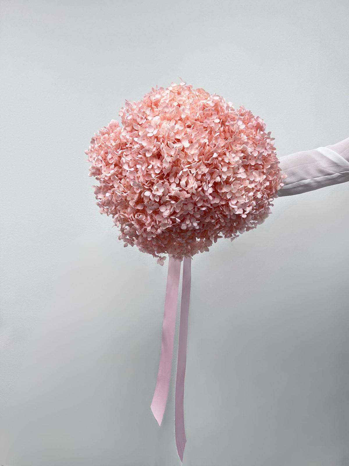 Beauty Blush – Light Pink Preserved Hydrangea Bouquet – Classic