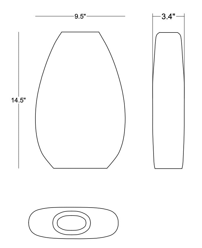 Technical drawing: Albion Vase