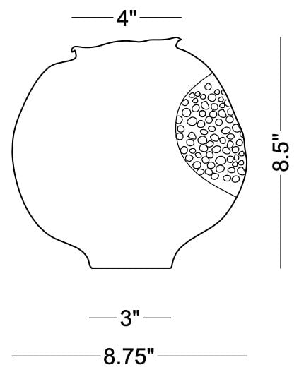 Technical drawing: Briar Vase