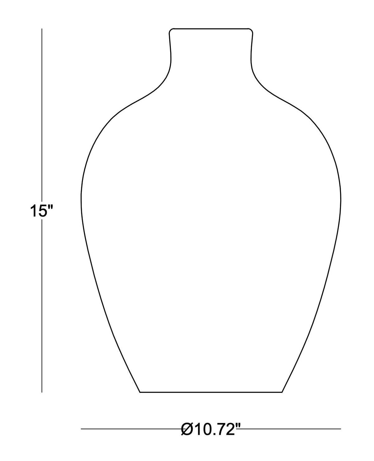 Technical drawing: Bruno Vase