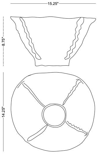 Technical drawing: Cannes Bowl