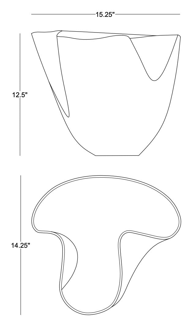 Technical drawing: Carmen Vase
