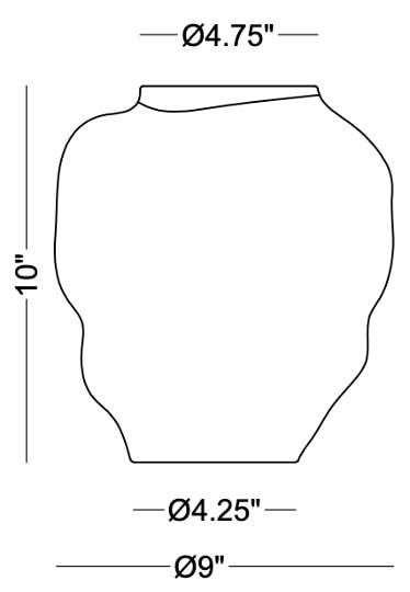 Technical drawing: Fabian Small Vase