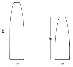 Technical drawing: Kieran Vase Set