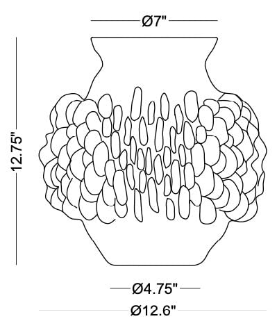 Technical drawing: Kinsley Vase