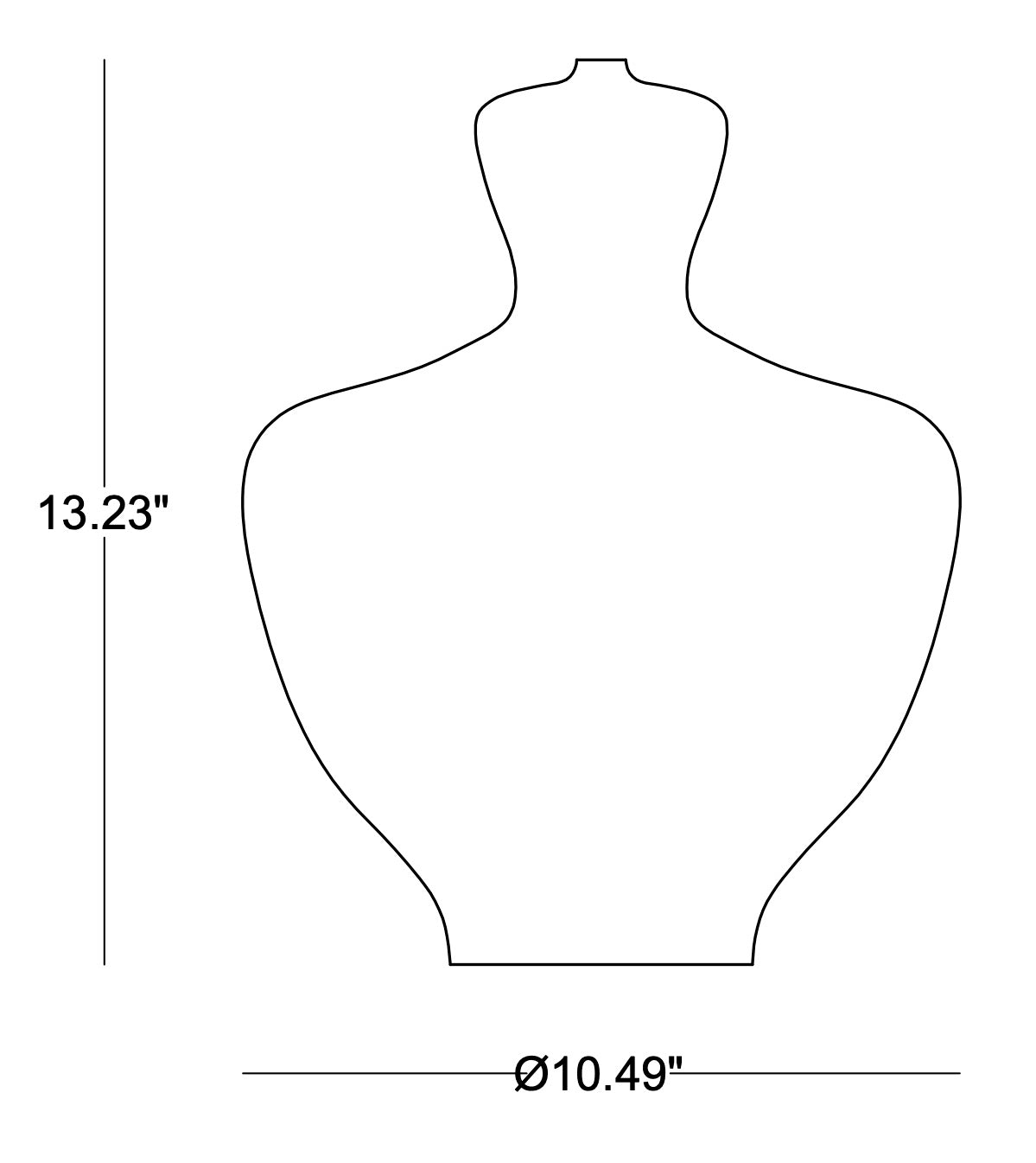 Technical drawing: Marvin Vase