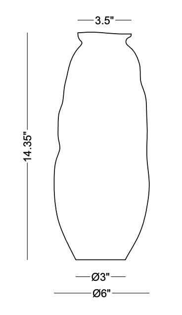 Technical drawing: Maya Small Vase