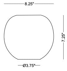 Technical drawing: Ryder Vase