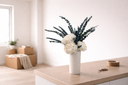 Nordblooms preserved flower arrangement as a housewarming gift in a new NYC apartment — lasting 1 to 3 years, zero maintenance, handcrafted in SoHo