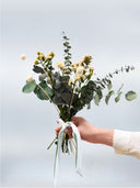 Mollie – Green and White Petite Preserved Flower Bouquet – Classic