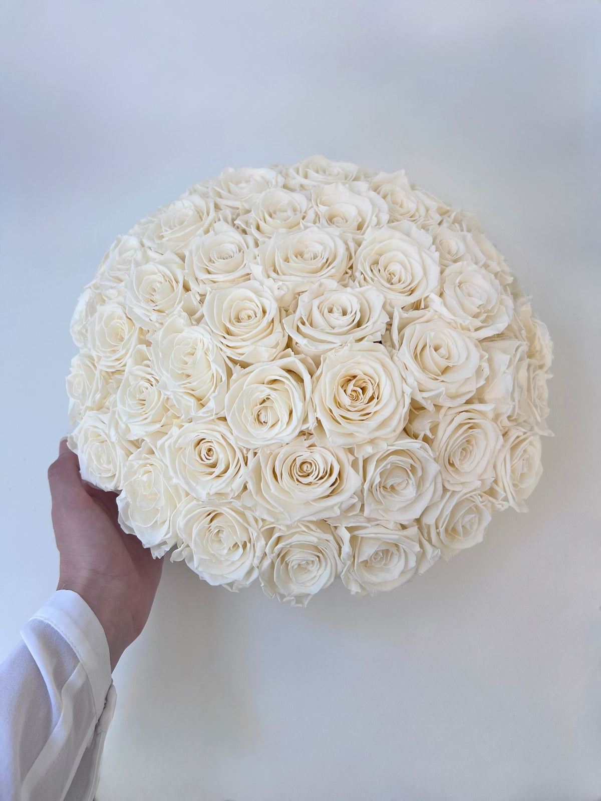 Nordblooms preserved birthday flower arrangement — real roses lasting 1 to 3 years, handcrafted in SoHo NYC