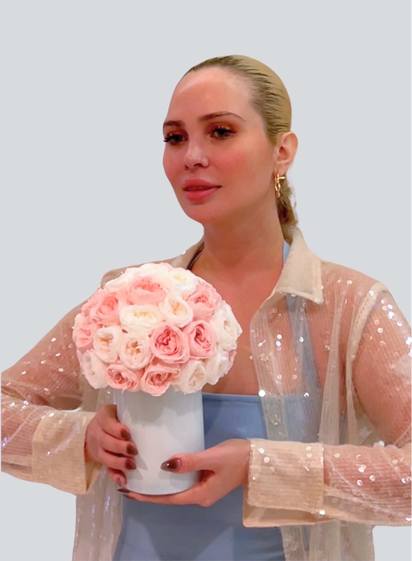 Nordblooms preserved flower gift for her — real roses and peonies lasting 1 to 3 years, handcrafted in SoHo NYC