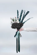 Sage – Black Preserved Flower Bouquet – Classic