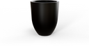 Valencia Tall Round Tapered Planter in Matte Black