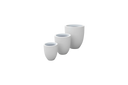 Valencia Tall Round Tapered Planter in its three sizes