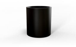 Rio Grande Cylinder Planter in Matte Black