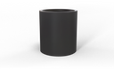 Rio Grande Cylinder Planter in Matte Charcoal