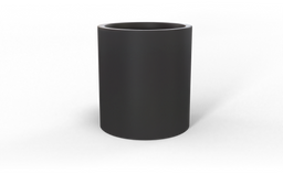 Rio Grande Cylinder Planter in Matte Charcoal