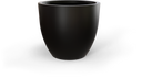 Wannsee Extra Large Round Planter in Matte Black