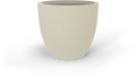 Wannsee Extra Large Round Planter in Satin Beige