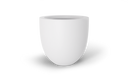 Alzira Bowl Planter in Matte Bright White