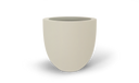 Alzira Bowl Planter in Satin Beige