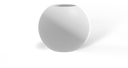 Globe Planter in Matte Bright White