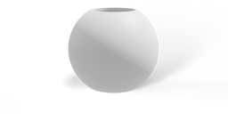 Globe Planter in Matte Bright White