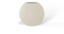 Globe Planter in Satin Beige
