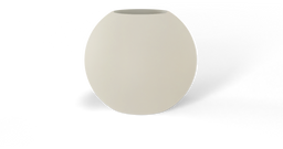 Globe Planter in Satin Beige