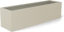 Monaco Rectangle Planter in Satin Beige