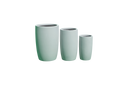 Lisbon Tall Round Tapered Planter in its three sizes