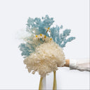 Elsa – White & Blue Preserved and Dried Flower Bouquet – Classic
