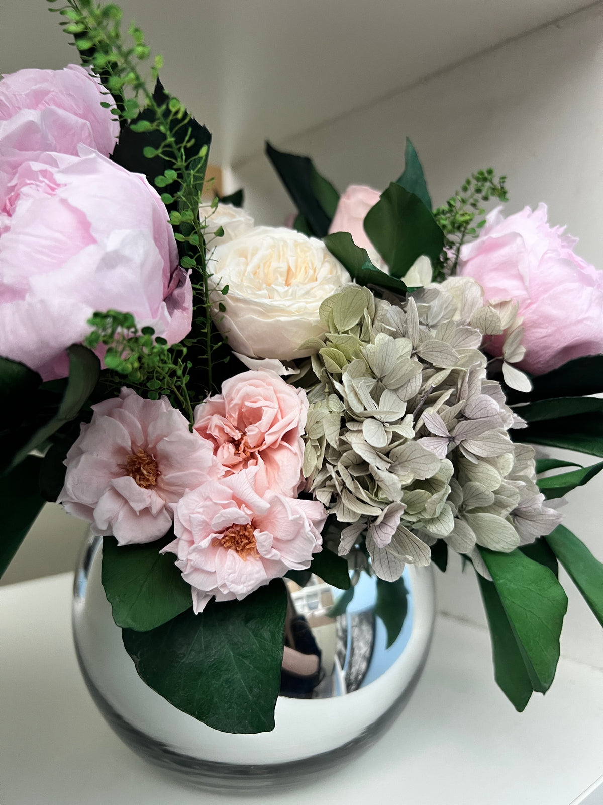 ADELAIDE – PRESERVED PEONY VASE ARRANGEMENT – LUXE | VALENTINE’S SPECIAL