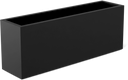 Miami Rectangular Planter in Matte Charcoal