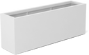 Miami Rectangular Planter in Matte Bright White