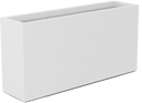 Hollywood Rectangular Planter in Matte Bright White