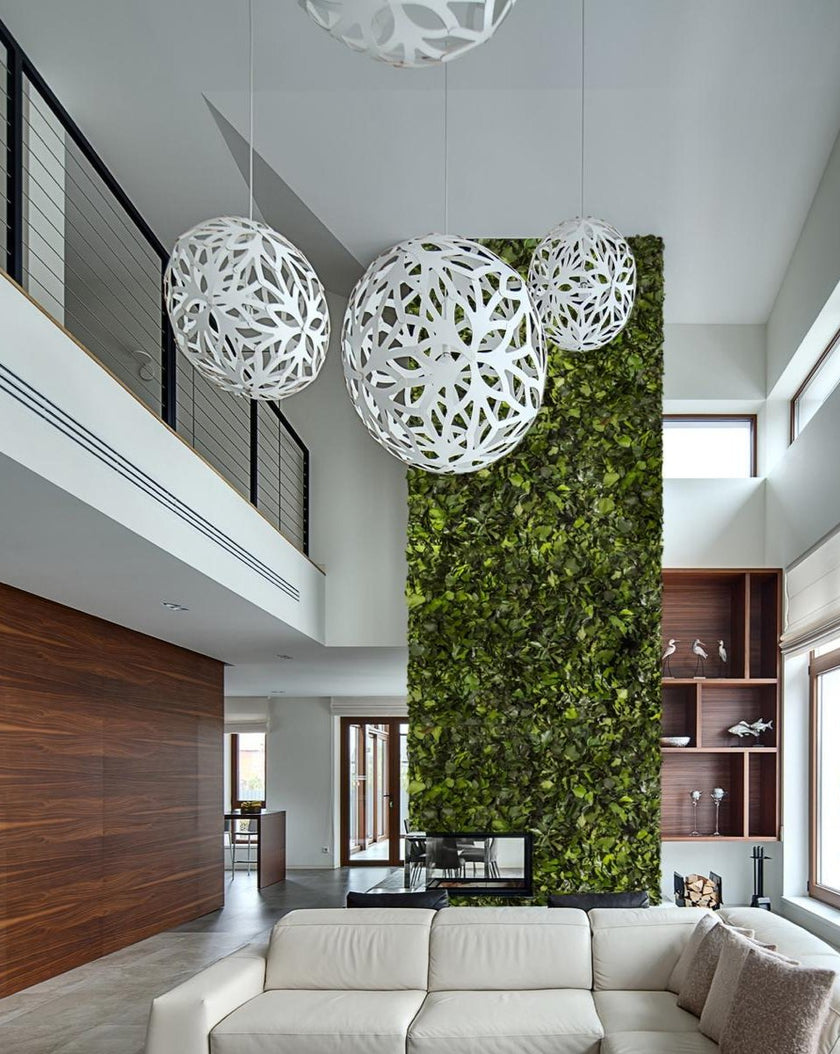 The Mirror Hydrangea – Small – Peachy Cashmere Preserved Hydrangea in Mirrored Vase – Luxe