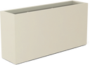 Hollywood Rectangular Planter in Satin Beige