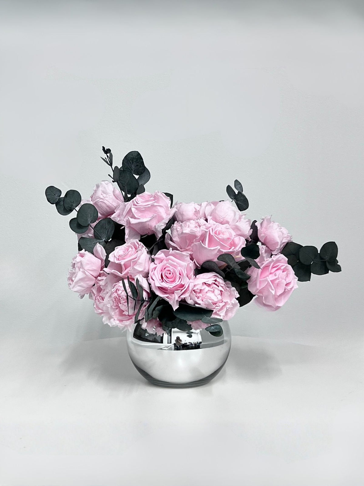 MONIQUE – PRESERVED ROSE & PEONY VASE ARRANGEMENT – LUXE | VALENTINE’S SPECIAL
