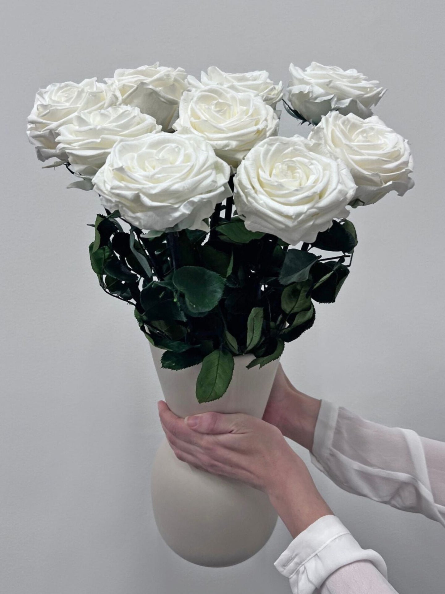 Nordblooms preserved rose arrangement handcrafted in SoHo NYC — real roses lasting 1 to 3 years with zero maintenance