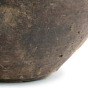 Close-up of the Adele Vase’s brown ceramic surface