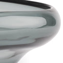 Close-up of the Antal Bowl’s smoky gray glass surface