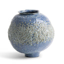 Ashley Vase in blue ceramic