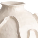 Close-up of the Basel Large Vase’s off-white ceramic surface