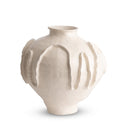 Basel Small Vase in off-white ceramic