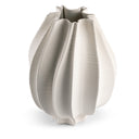 Callie Large Vase in off-white ceramic, seen from above