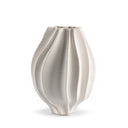 Callie Small Vase in off-white ceramic