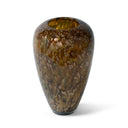 Callum Vase in amber glass, seen from above