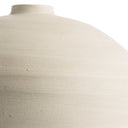 Close-up of the Carrie Vase’s off-white ceramic surface